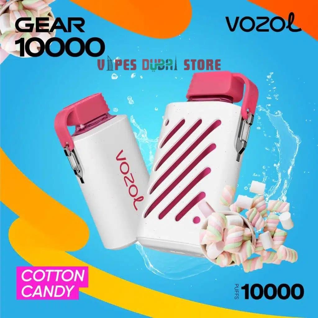VOZOL GEAR 10000 PUFFS Disposable Vape in Dubai Cotton Candy VOZOL GEAR 10000 PUFFS Disposable Vape in Dubai Cotton Candy