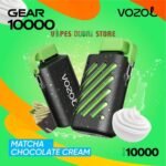 VOZOL GEAR 10000 PUFFS Disposable Vape in Dubai Matcha Chocolate Cream
