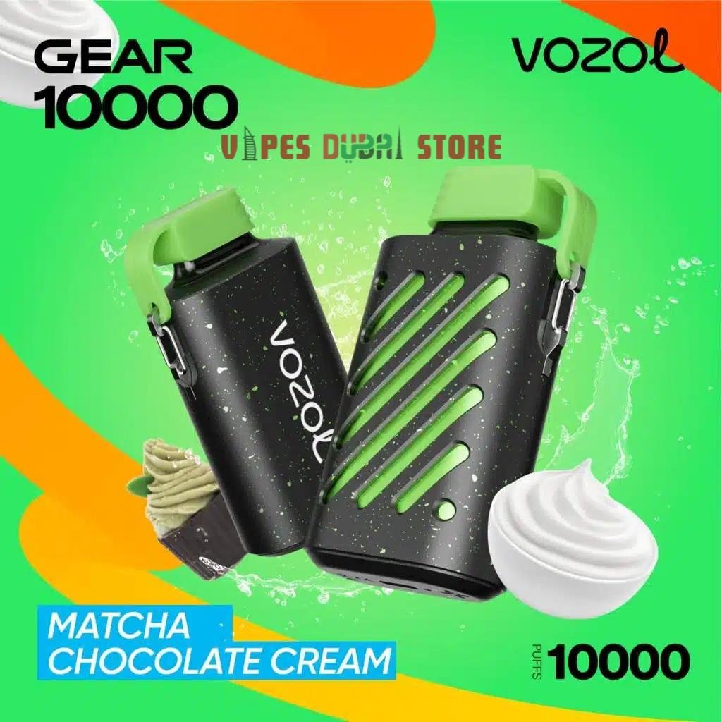 VOZOL GEAR 10000 PUFFS Disposable Vape in Dubai Matcha Chocolate VOZOL GEAR 10000 PUFFS Disposable Vape in Dubai Matcha Chocolate Cream