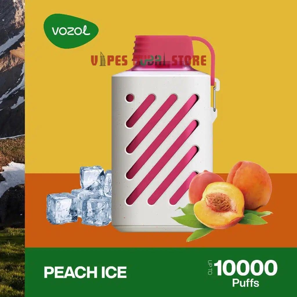 VOZOL GEAR 10000 PUFFS Disposable Vape in Dubai Peach Ice VOZOL GEAR 10000 PUFFS Disposable Vape in Dubai Peach Ice