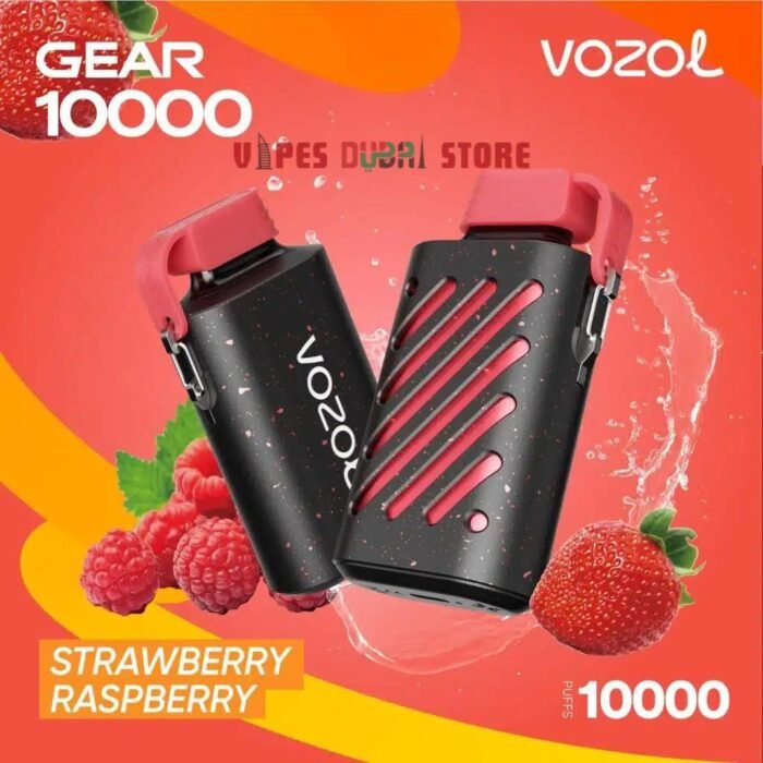 VOZOL GEAR 10000 PUFFS Disposable Vape in Dubai Strawberry Raspberry