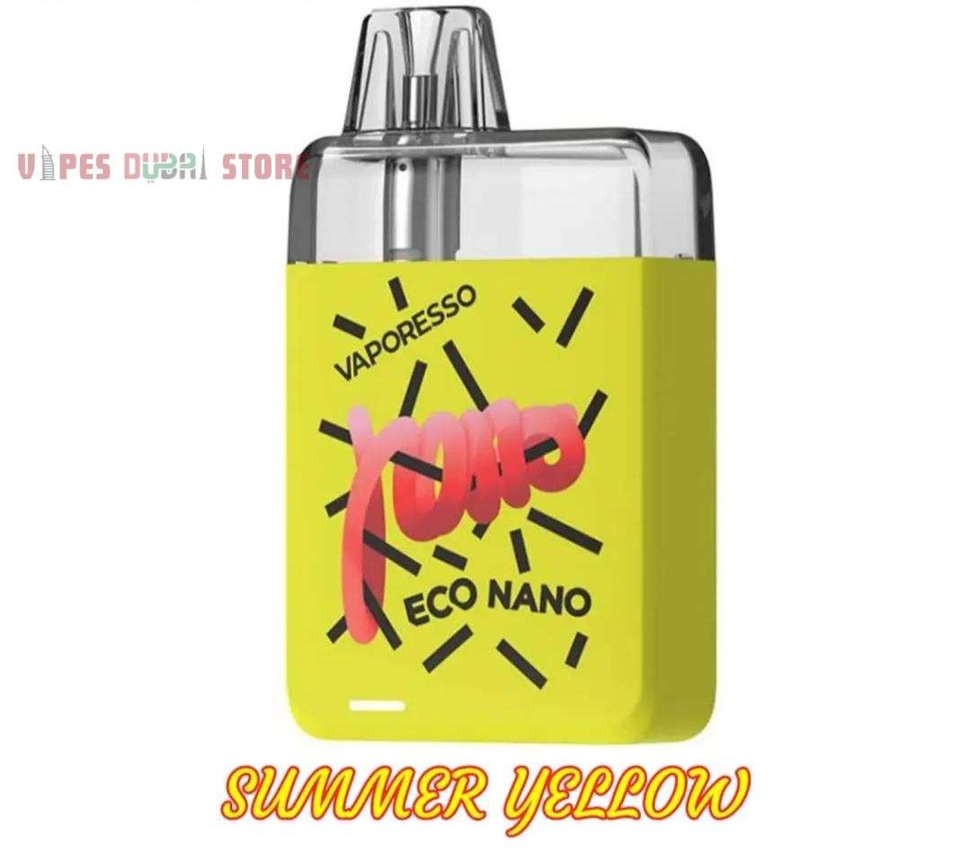 Vaporesso-ECO-Nano-Pod-System-Kit-Summer-Yellow Vaporesso-ECO-Nano-Pod-System-Kit-Summer-Yellow