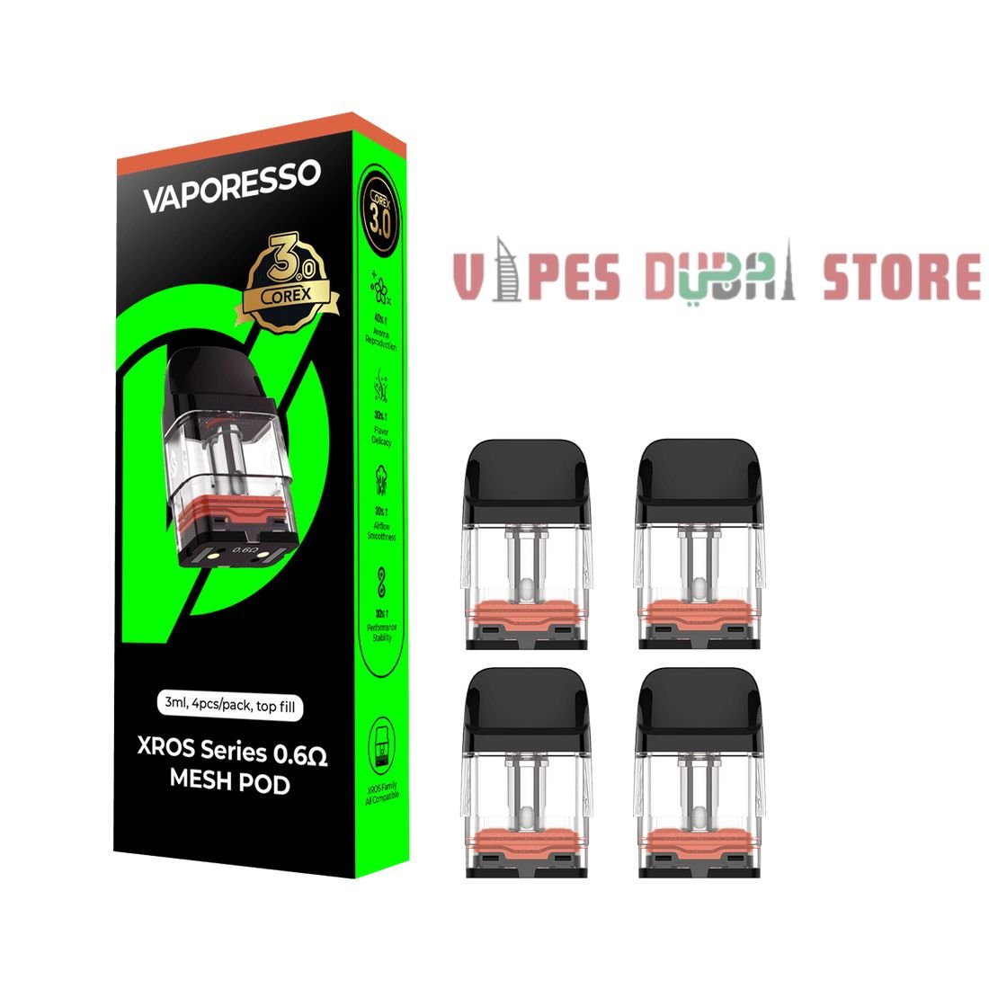 Vaporesso XROS Series Pod Cartridge 0.6 Vaporesso XROS Series Pod Cartridge 0.6