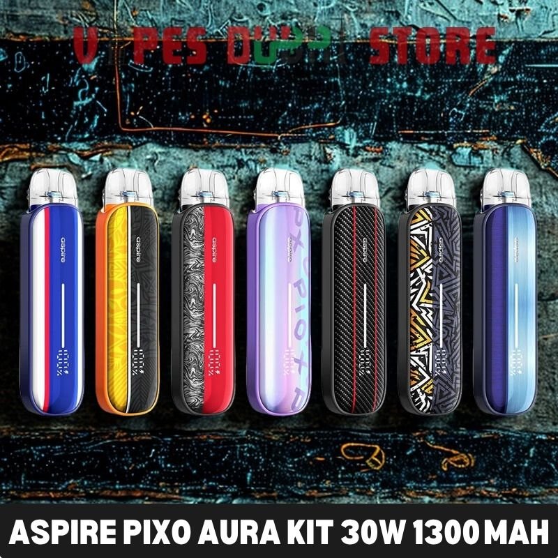 Aspire Pixo Aura Kit 30W 1300 mAh Aspire Pixo Aura Kit 30W 1300 mAh