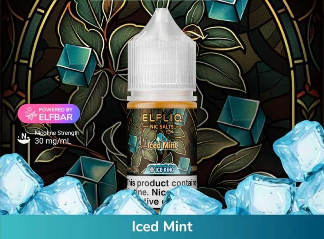 ELFLIQ-NIC-SALTS-Iced-Mint-30ML ELFLIQ-NIC-SALTS-Iced-Mint-30ML