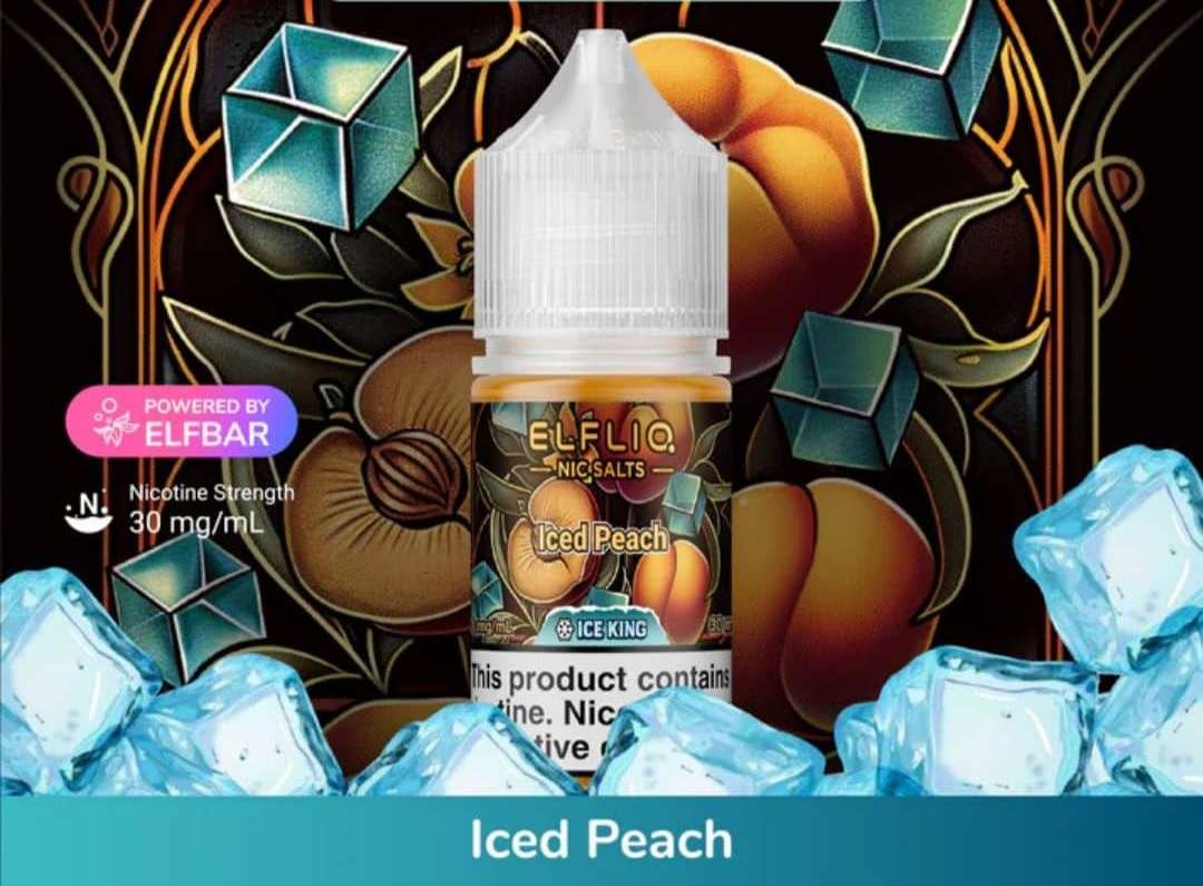 ELFLIQ-NIC-SALTS-Iced-Peach-30ML ELFLIQ-NIC-SALTS-Iced-Peach-30ML