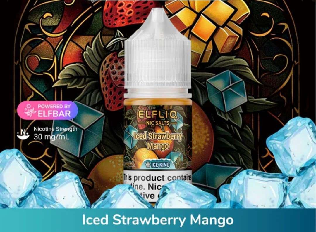 ELFLIQ-NIC-SALTS-Iced-Strawberry-Mango-30ML ELFLIQ-NIC-SALTS-Iced-Strawberry-Mango-30ML