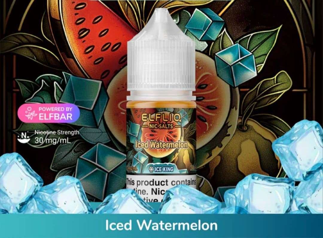 ELFLIQ-NIC-SALTS-Iced-Watermelon-30ML ELFLIQ-NIC-SALTS-Iced-Watermelon-30ML