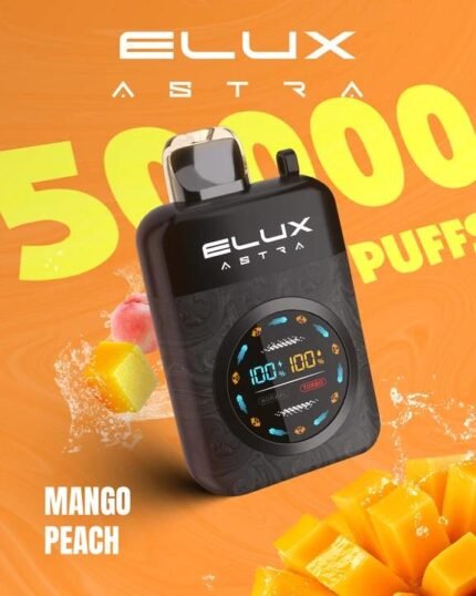 Elux Astra 50000 Puffs Disposable Vape Mango Peach