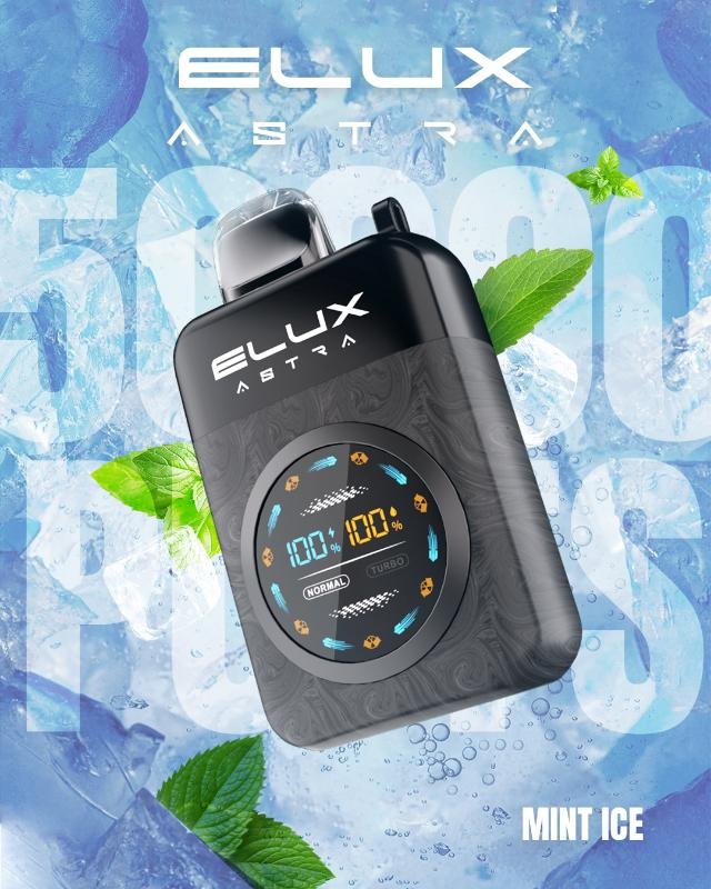 Elux Astra 50000 Puffs Disposable Vape Mint Ice Elux Astra 50000 Puffs Disposable Vape Mint Ice
