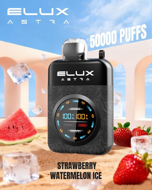 Elux Astra 50000 Puffs Disposable Vape Strawberry Watermelon Ice Elux Astra 50000 Puffs Disposable Vape Strawberry Watermelon Ice