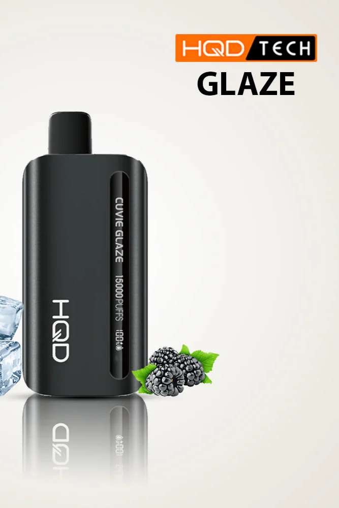 HQD_CUVIE_GLAZE_15000_PUFFS_DISPOSABLE_VAPE_Black_Ice HQD_CUVIE_GLAZE_15000_PUFFS_DISPOSABLE_VAPE_Black_Ice