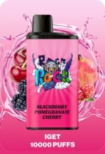 IGET BAR PRO 10000 Puffs Disposable Vape Blackberry Pomegrante Cherry