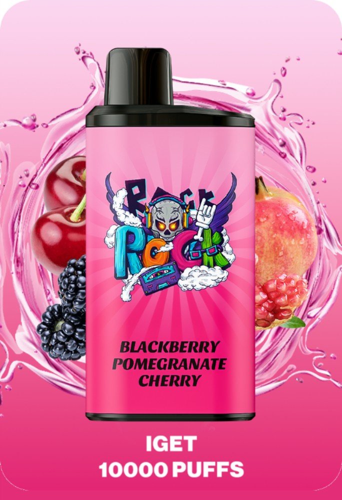 IGET BAR PRO 10000 Puffs Disposable Vape Blackberry Pomegrante C IGET BAR PRO 10000 Puffs Disposable Vape Blackberry Pomegrante Cherry