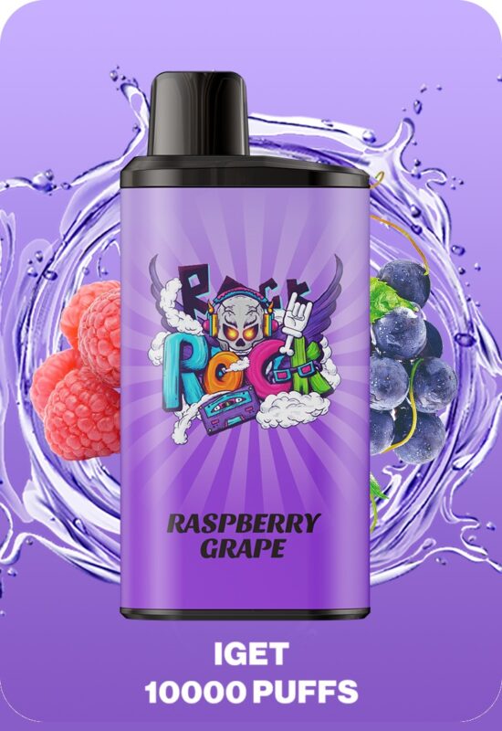 IGET BAR PRO 10000 Puffs Disposable Vape Raspberry Grape