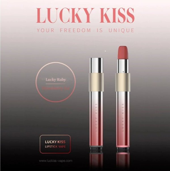 Lucky Kiss LK600 1000 puffs 20mg Vape pen Strawberry Ice Lucky Kiss LK600 1000 puffs 20mg Vape pen Strawberry Ice