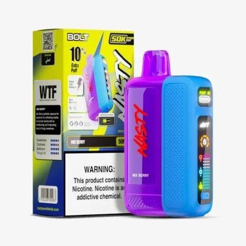 Nasty Bolt Hyperbeast 50k puffs in Dubai mix-berry Nasty Bolt Hyperbeast 50k puffs in Dubai mix-berry