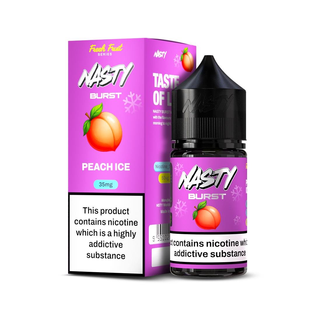 Nasty Burst Salt E-liquid Peach Ice Nasty Burst Salt E-liquid Peach Ice
