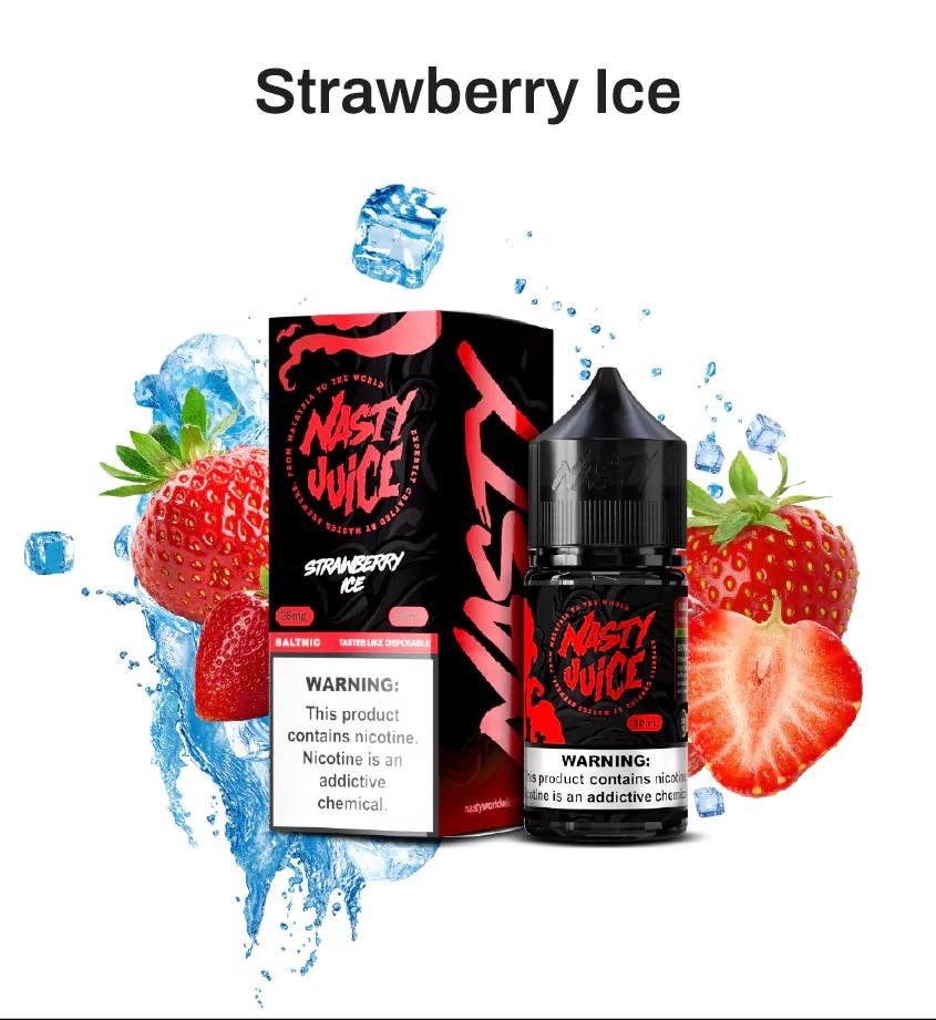 Nasty Smooth Series Salt 30ml strawberry-ice Nasty Smooth Series Salt 30ml strawberry-ice