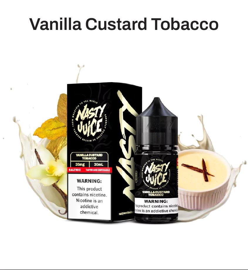 Nasty Smooth Series Salt 30ml vanilla-custard-tobacco Nasty Smooth Series Salt 30ml vanilla-custard-tobacco