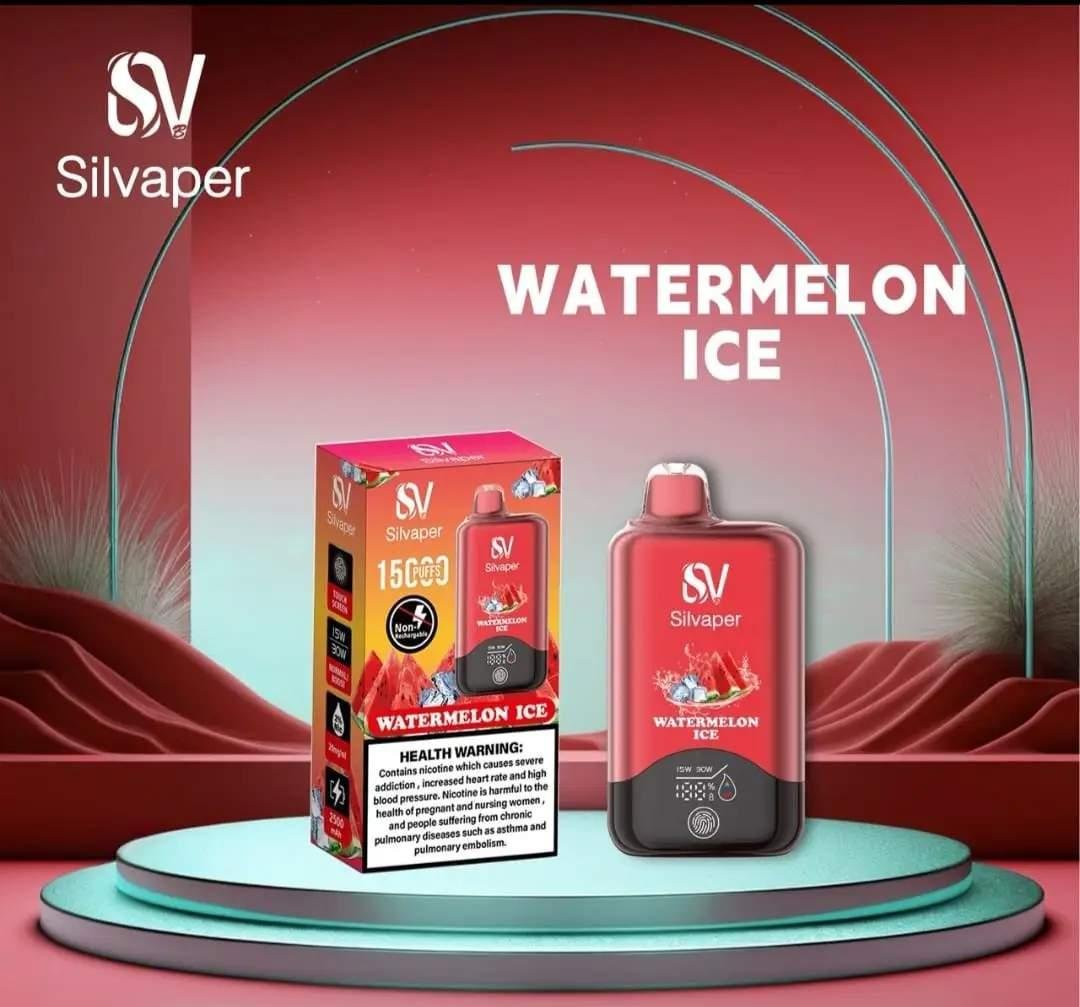 Silvaper-15000-Puffs-Disposable-Vape-Watermelon-Ice Silvaper-15000-Puffs-Disposable-Vape-Watermelon-Ice