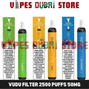 Vudu Filter 2500 Puffs 50Mg Disposable Vape In UAE