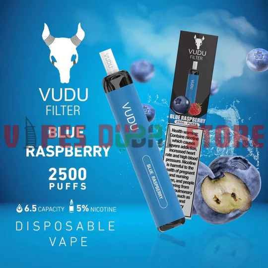 Vudu Filter 2500 Puffs 50Mg Disposable Vape In UAE blue raspberry Vudu Filter 2500 Puffs 50Mg Disposable Vape In UAE blue raspberry