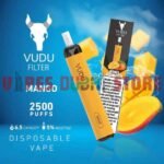 Vudu Filter 2500 Puffs 50Mg Disposable Vape In UAE mango