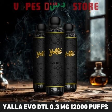 Yalla Evo DTL 0.3 Mg 12000 puffs Disposable Vape