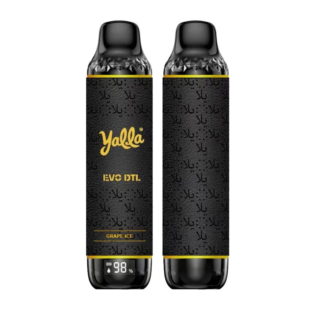 yalla evo DTL 0.3 Mg 12000 puffs grape ice yalla evo DTL 0.3 Mg 12000 puffs grape ice