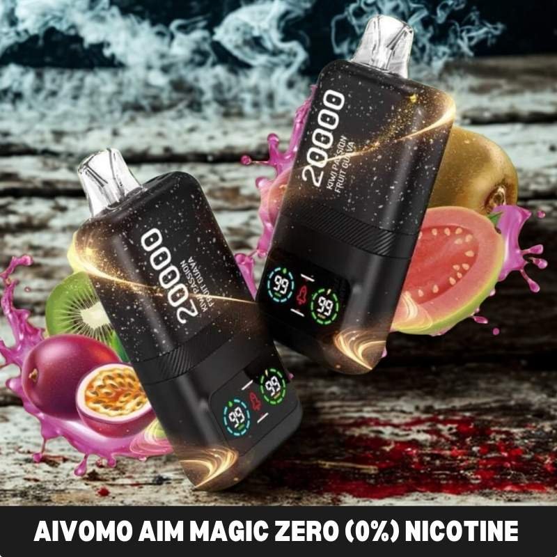 Aivomo aim magic zero (0_) nicotine 20000 puffs disposable Vape in Dubai Aivomo aim magic zero (0_) nicotine 20000 puffs disposable Vape in Dubai