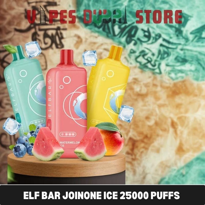 Elf Bar JoinOne Ice 25000 Puffs Disposable Vape in UAE Elf Bar JoinOne Ice 25000 Puffs Disposable Vape in UAE - Image 1