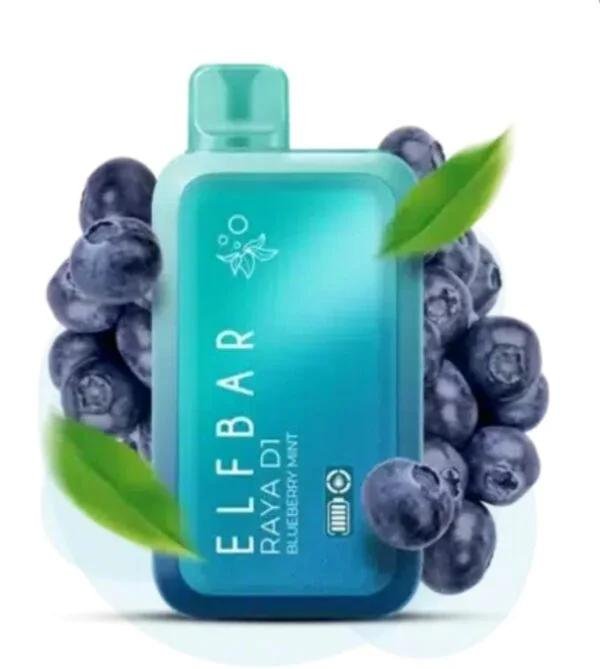 Elfbar Raya D1 13000 puffs Disposable Vape Bluebery Mint