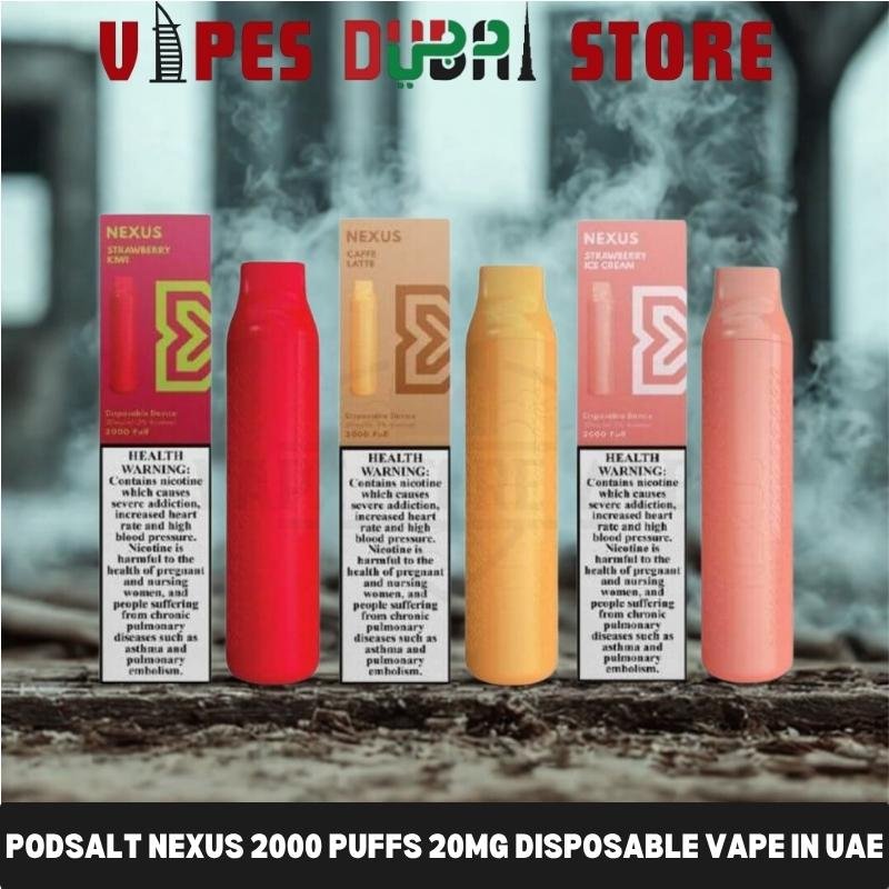 Podsalt Nexus 2000 Puffs 20Mg Disposable Vape In UAE Podsalt Nexus 2000 Puffs 20Mg Disposable Vape In UAE