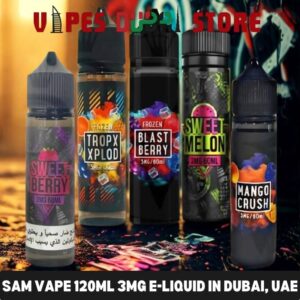 Sam Vape 120ml 3mg E-Liquid in Dubai, UAE