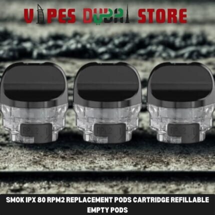 Smok IPX 80 RPM2 Replacement Pods Cartridge Refillable Empty Pods (3PCS) in Dubai