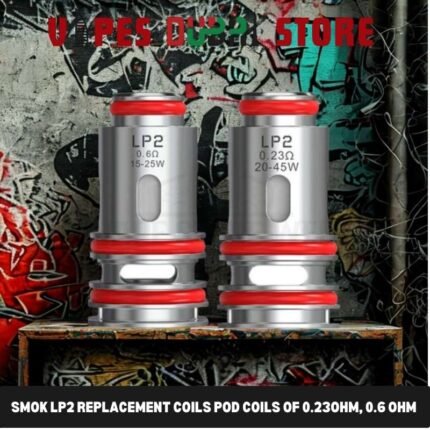 Smok LP2 Replacement Coils Pod Coils of 0.23ohm, 0.6 ohm (5PCS) in Dubai