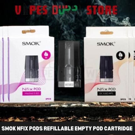 Smok Nfix Pods Refillable Empty Pod Cartridge MTL & Mesh Coils (3 PCS) in Dubai