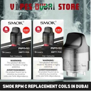 Smok RPM 25 ReSmok RPM C Replacement Coils In Dubaiplacement Empty Pods (3 Pics) In Dubai