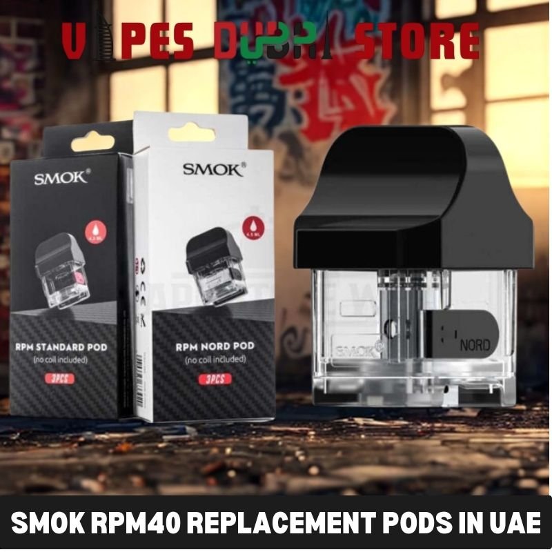 Smok RPM40 Replacement Pods In UAE Smok RPM40 Replacement Pods In UAE