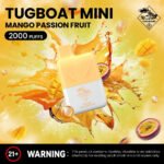 Tugboat-Mini-2000-Puffs-2-Nicotine-Disposable-Vape-in-UAE-Mango Passion Fruit