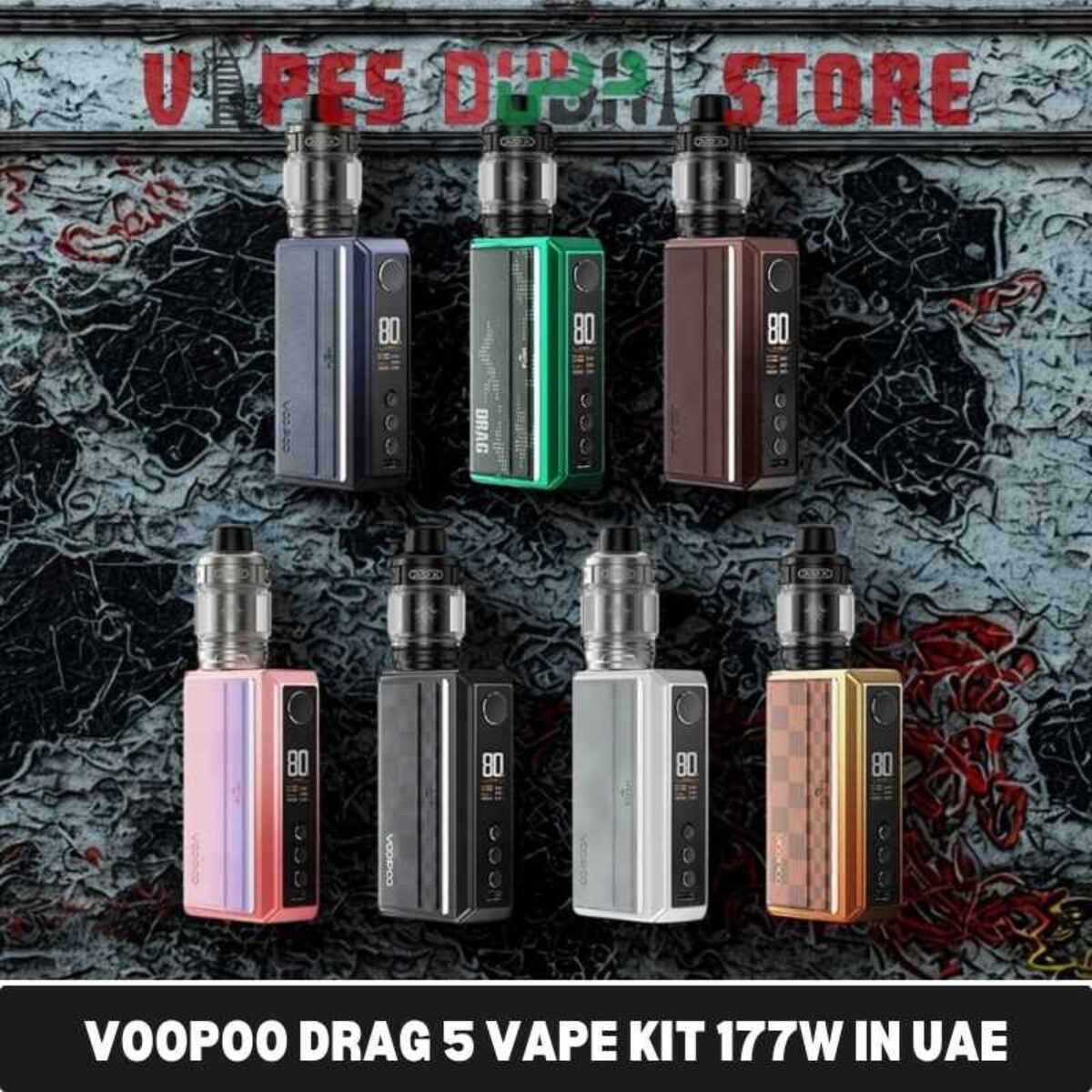 VOOPOO Drag 5 Vape Kit 177W  GENE Chip | Buy Now