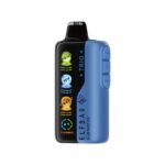 Elfbar trio up to 40000 puffs 50mg nicotine 4 mesh coil disposable vape in Dubai blue-razz-ice