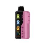 Elfbar trio up to 40000 puffs 50mg nicotine 4 mesh coil disposable vape in Dubai sakura-grape