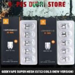 GEEKVAPE Super Mesh X1X2 Coils (New Version) – 5pcspack in Dubai, UAE