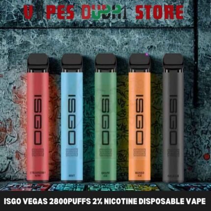 ISGO VEGAS 2800Puffs 2_ nicotine disposable vape in dubai