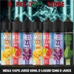 MEGA Vape Juice 60ml E-Liquid 12mg E-Juice in Dubai, UAE