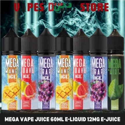 MEGA Vape Juice 60ml E-Liquid 12mg E-Juice in Dubai, UAE
