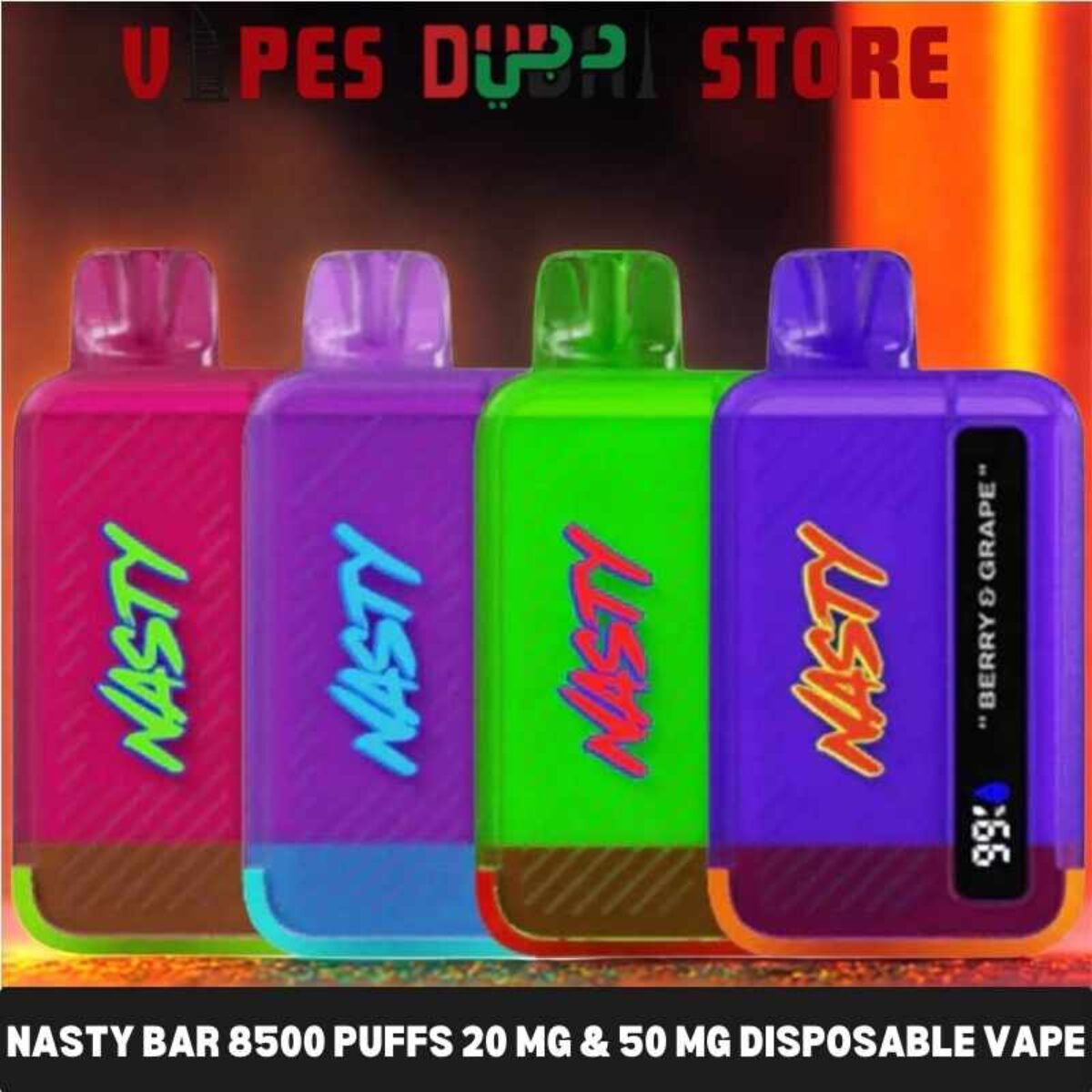 Best NASTY Bar 8500 Puffs Disposable Vape | Long-Lasting