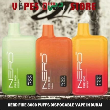 Nerd Fire 8000 Puffs Disposable Vape In Dubai